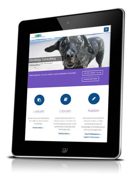 veterinary consultants tablet screenshot